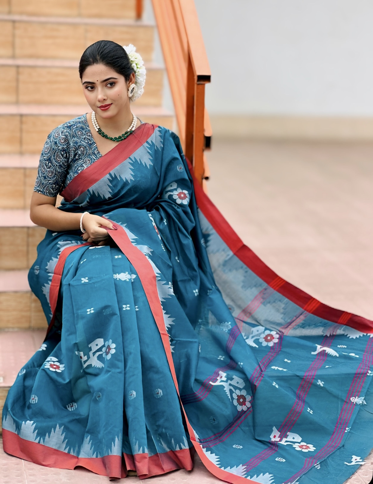 Maslise Half Silk Monipuri Saree M709