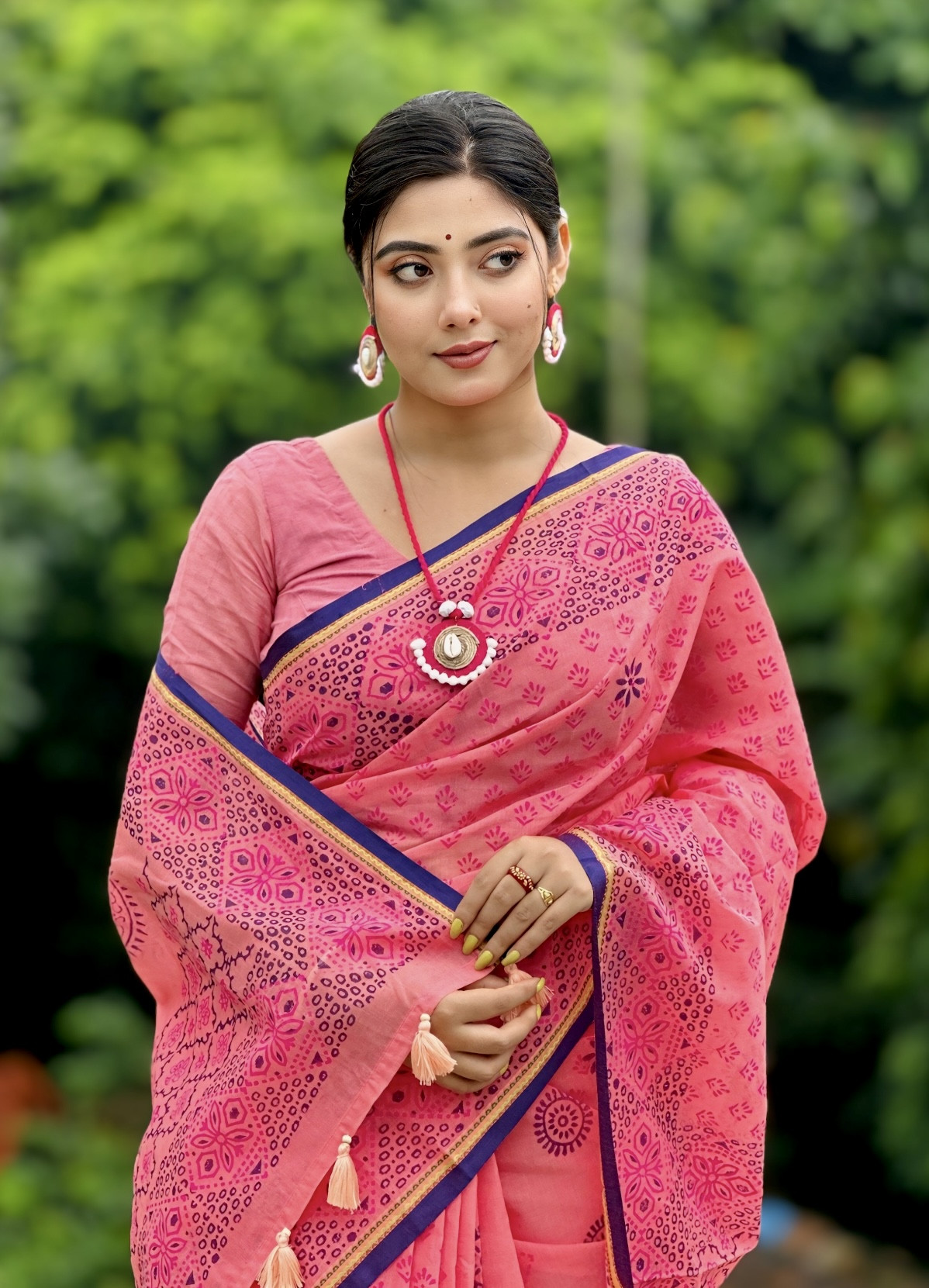 Half Silk Boutiqe Saree HB1005